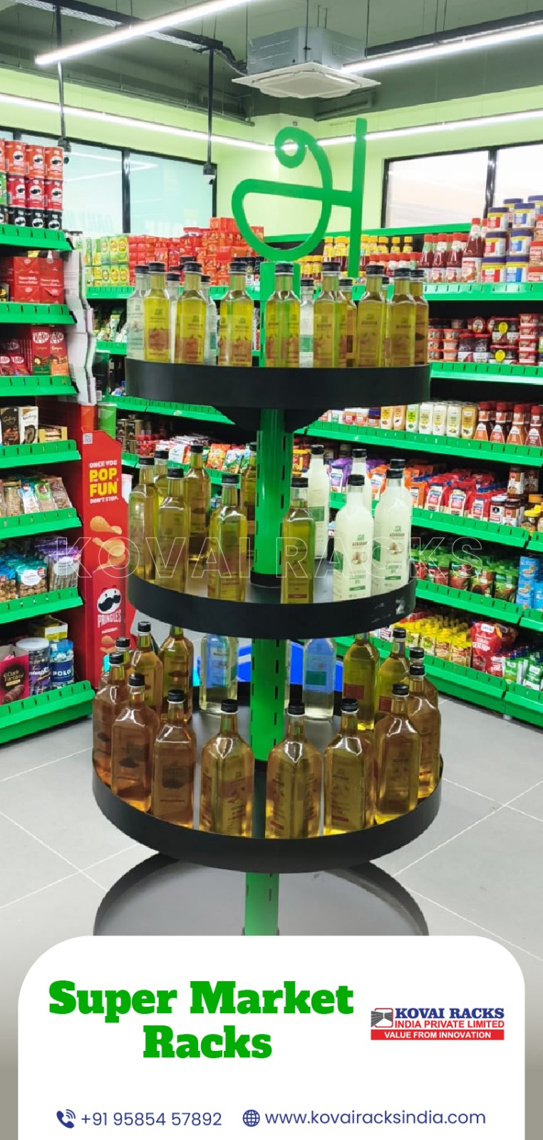 Round Promotional Display Rack